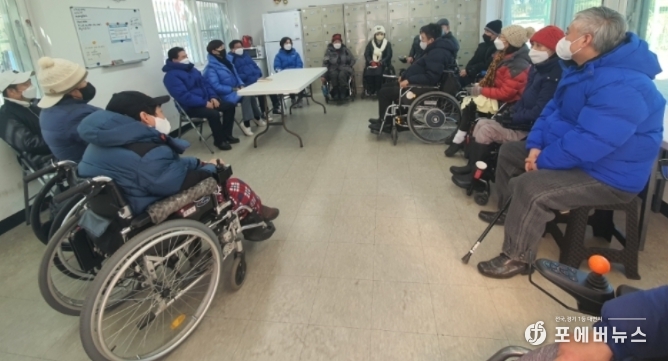 이채명 시의원, 전동보조기기 사용 시민들과 간담회