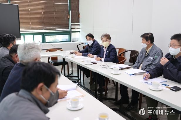 송미희 시흥시의회 의장, 대한건설협회 시흥시협의회와 간담회