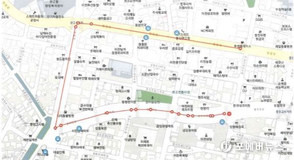 전통시장주변 주정차 단속완화 구간
