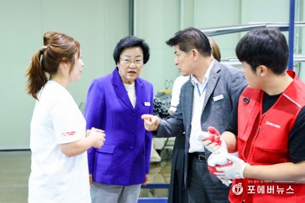 김경희 이천시장 기업 애로사항 파악 -기업지원사업 확대에 이어 중소기업 노동자 기숙사 임차비 지원