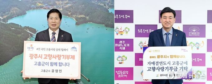 공영민 고흥군수, 자매·우호도시 응원 릴레이 시동