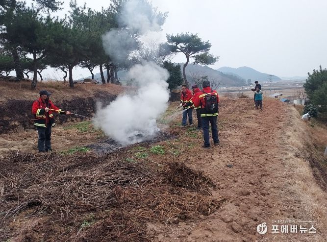 “소각근절” 순천시, 산불발생 주범 불법소각 집중단속