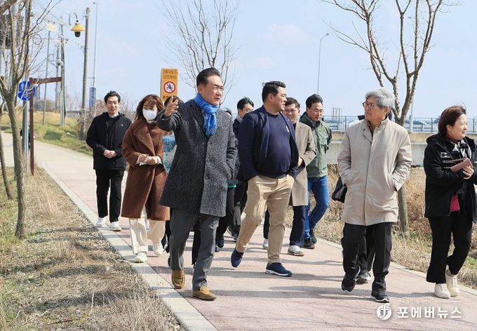 정장선 평택시장, ‘내가 시장이라면!’ 제안 사업 현장 확인