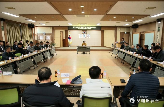 화장시설 관련 대월면 기관 사회단체장과 간담회 개최