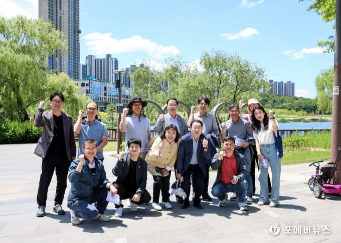 시흥시의회 도시환경위원회, 도심 속 호수공원 조성 우수사례 살펴