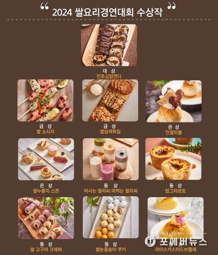 이천시, 2024쌀요리경연대회 대상에‘민초김밥캔디’