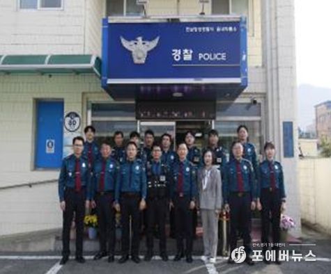 모상묘 전남경찰청장, 장성·담양경찰서 치안현장 방문