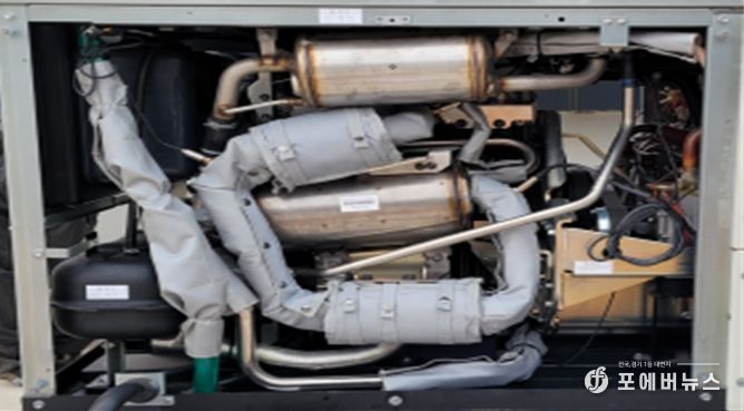 GHP 저감장치-저감장치 부착(수리) 후