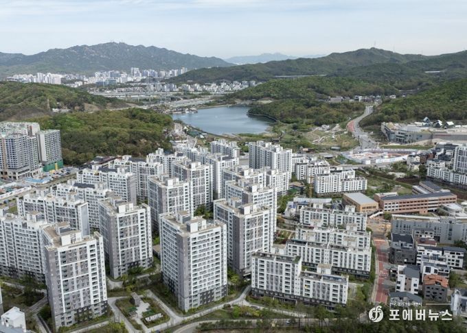 의왕시백운밸리 전경