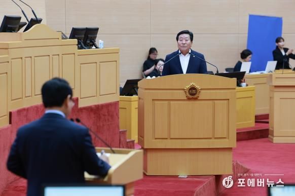 정길수 전남도의원, 도정질문 통해 무안국제공항 활성화·광주광역시 군공항 이전 문제 집중 제기