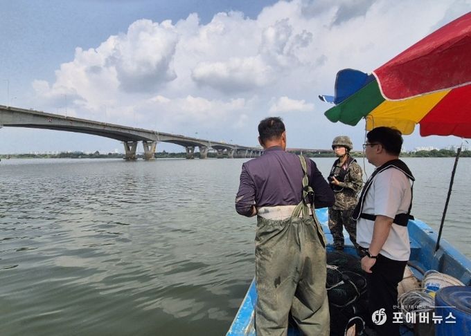 김포대교 인근 한강 수상레저금지구역 현장확인