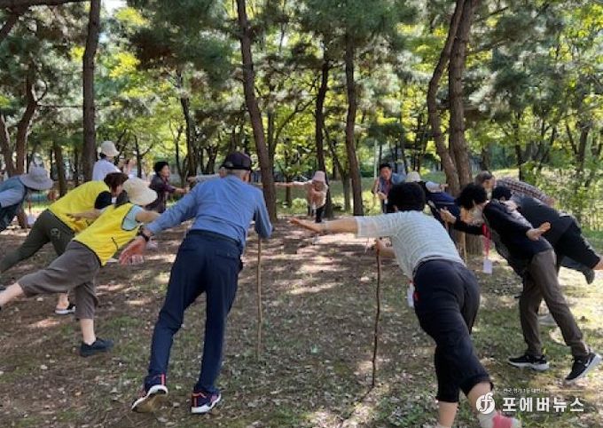 안산시상록수보건소에서 치매환자 가족을 위한 프로그램을 운영하고 있다.