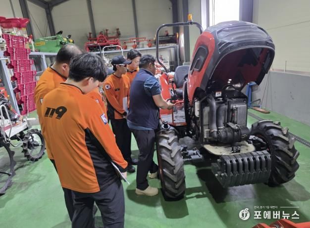 진도군, 소방관 대상 농기계 사고 대응 교육 진행