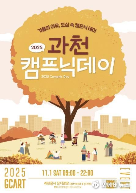 과천시, ‘2025 과천 캠프닉데이’ 개최…도심 속에서 즐기는 가을 감성 캠핑