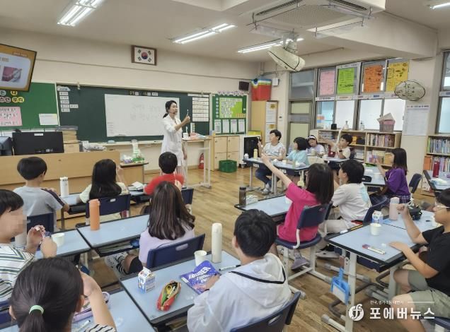 관악구 초중고 학생 대상 구강보건교육 진행 현장