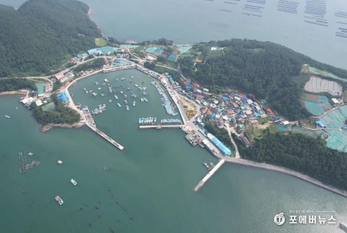 완도군, 어촌 신활력 사업 선정 100억 확보(사진은 사업 대상지인 금일 일정리 전경).
