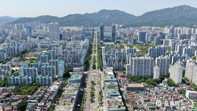 안양 평촌신도시 전경