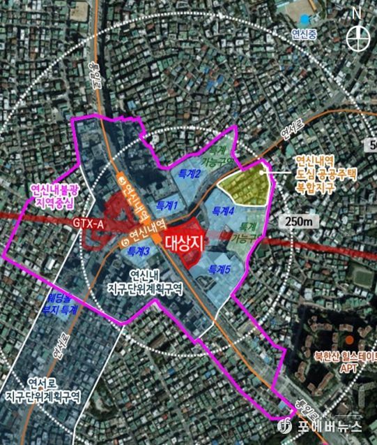 위치도 (은평구 불광동 380-20번지 일대)