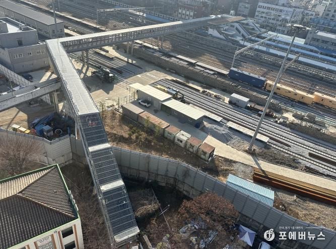 광운대역 육교 전경