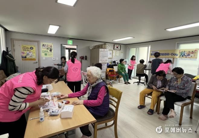 스마트경로당인 ‘산장경로당’ 건강DAY