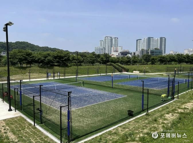 삼송동 유수지 활용 테니스장