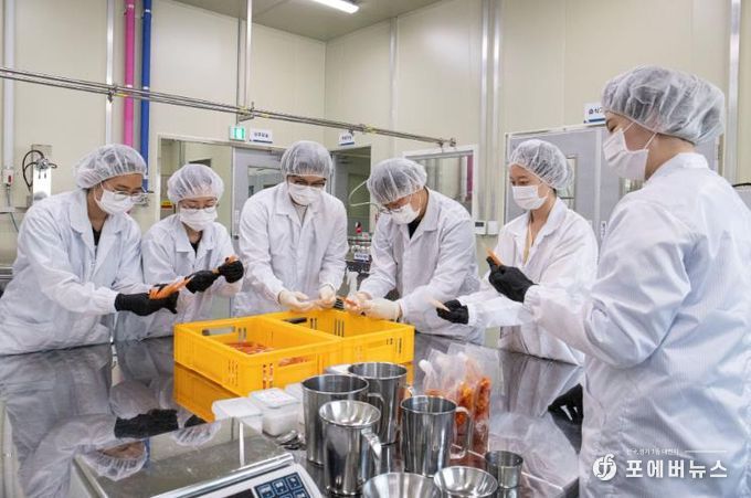 보성군, 농산물종합가공센터 식품 제조형 공유 주방 설명회 개최_2025년 농산물가공 상품개발 사진(스틱젤리)