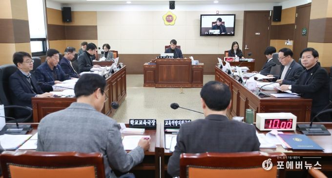 인천시의회 교육위, 올 교육 현안 총 35건 심의