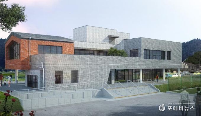 옴천면 복합문화센터조감도.