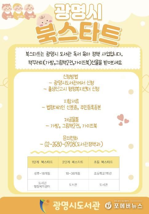 광명시 북스타트 안내문