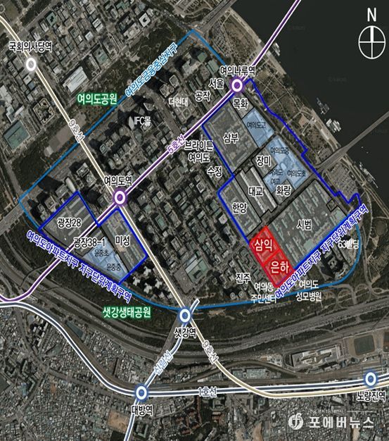 위치도 (영등포구 여의도동 51·52 일대)