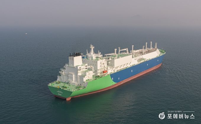 정부 지원으로 건조한 LNG운반선