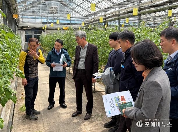 송광민 영광 부군수, 시설원예농가 현장 격려 방
