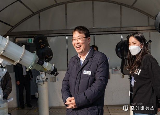 광진 청소년 진로직업체험지원센터에 방문한 모습